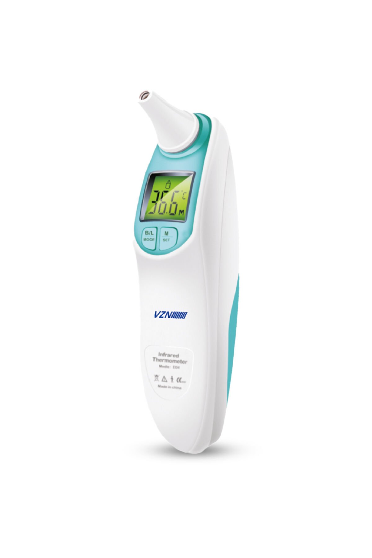 VZN E104 Temassız Kızılötesi Alın ve Kulak İçi Ateşölçer