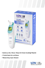 VZN E104 Temassız Kızılötesi Alın ve Kulak İçi Ateşölçer