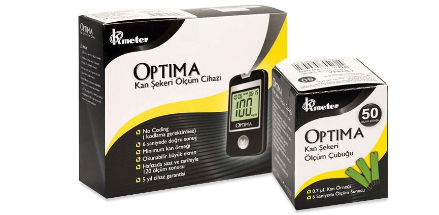Optima Kan Şekeri Ölçüm Cihazı
