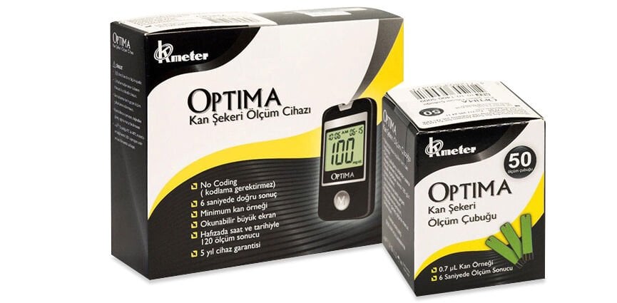 Optima Kan Şekeri Ölçüm Cihazı