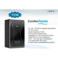 E.C.A. Confeo Premix 24 kW Hermetik Yoğuşmalı Kombi