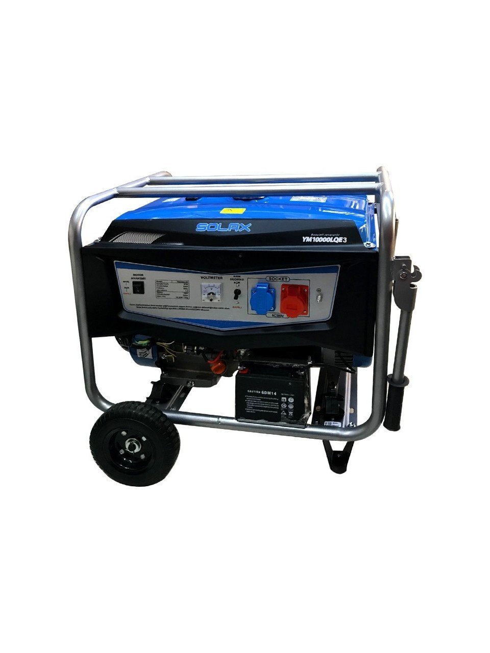 Solax YM-1000 LQE İpli Marşlı Monofaze Benzinli Jeneratör 10 kVA 130 Desi