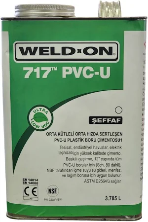 weldon 717 pvc yapıştırıcı 1kg - FBT