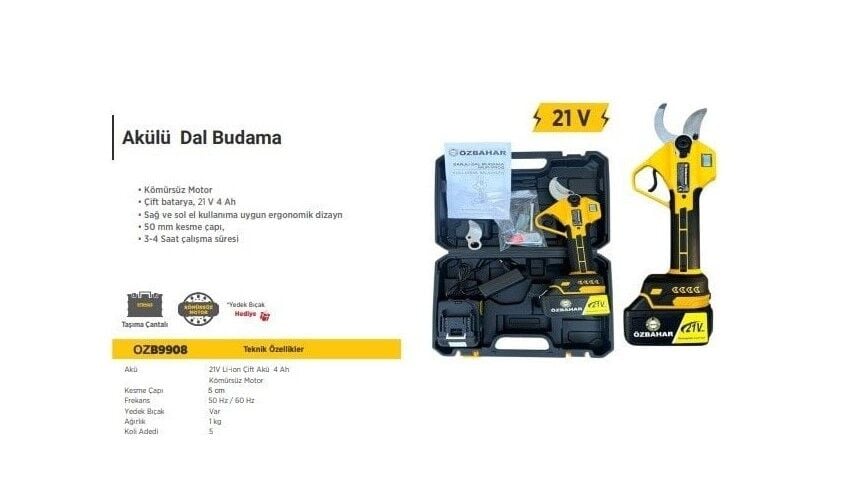 ÖZBAHAR DAL BUDAMA  MUR-9908 FBT