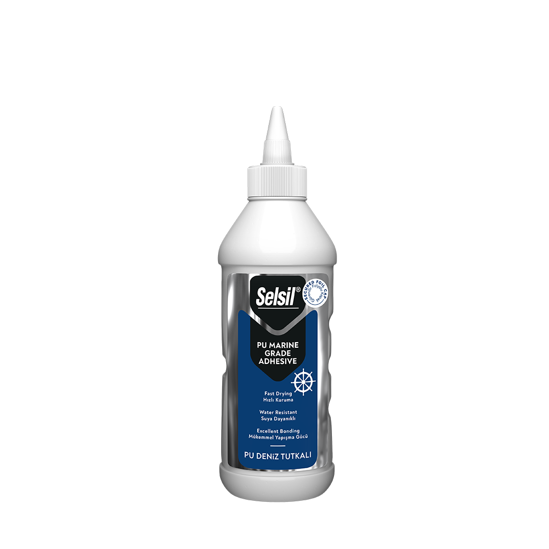 SELSİL PU MARİNE DENİZ TUTKALI (AŞI KÖPÜĞÜ) 500g  5 ADET FBT